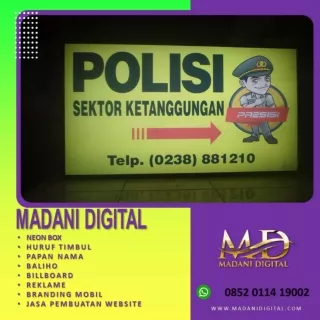 0882-2009-0167 (TERPERCAYA), PROMO Neon Box Dokter Tegal