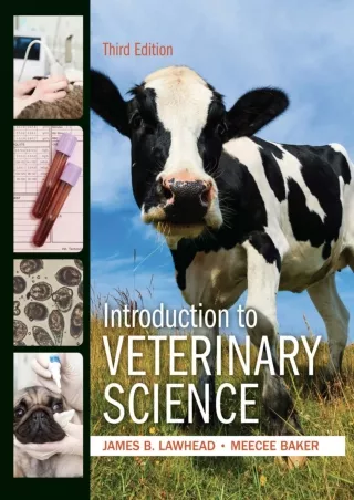 [PDF READ ONLINE] Introduction to Veterinary Science