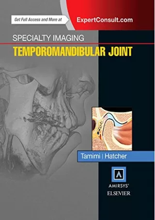 get [PDF] Download Specialty Imaging: Temporomandibular Joint