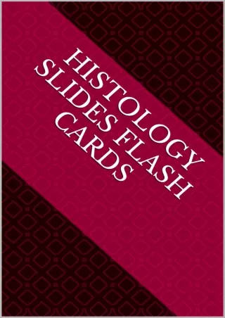 Read ebook [PDF] Histology Slides flash cards