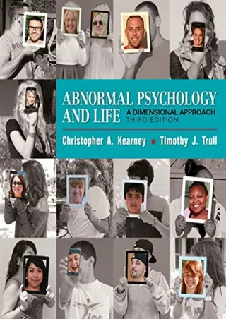 $PDF$/READ/DOWNLOAD Abnormal Psychology and Life: A Dimensional Approach