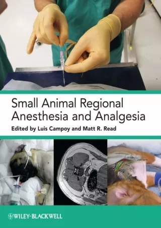 READ [PDF] Small Animal Regional Anesthesia and Analgesia