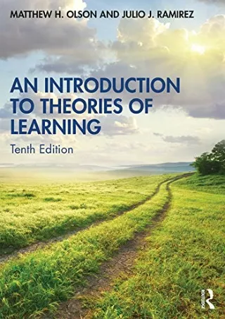 [READ DOWNLOAD] An Introduction to Theories of Learning