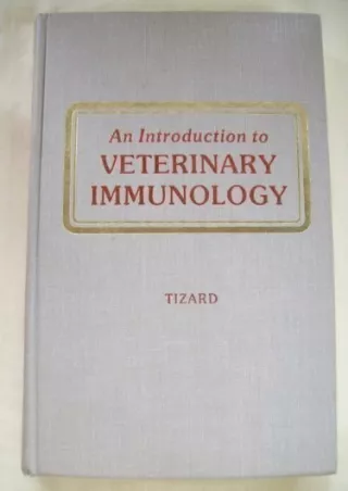Read ebook [PDF] An Introduction to Veterinary Immunology