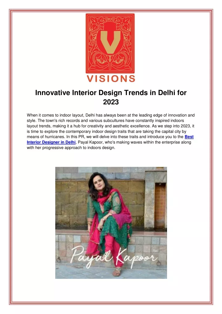 innovative interior design trends in delhi