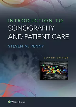 DOWNLOAD/PDF Introduction to Sonography and Patient Care