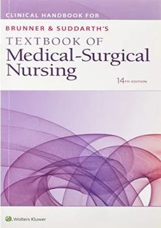 PDF/READ Clinical Handbook for Brunner & Suddarth's Textbook of Medical-Surgical Nursing