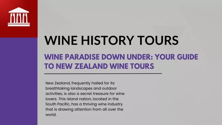 wine history tours