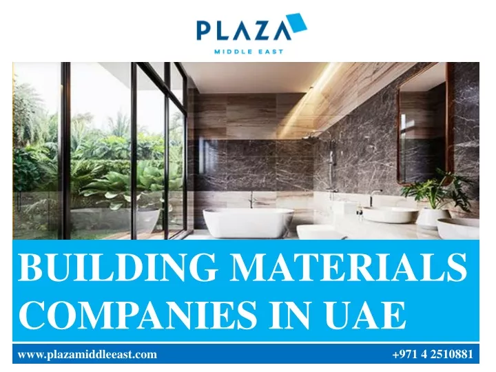 building materials companies in uae