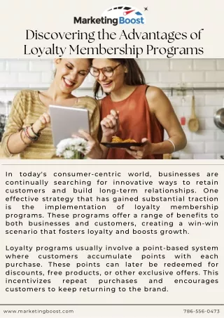 Discovering the Advantages of Loyalty Membership Programs