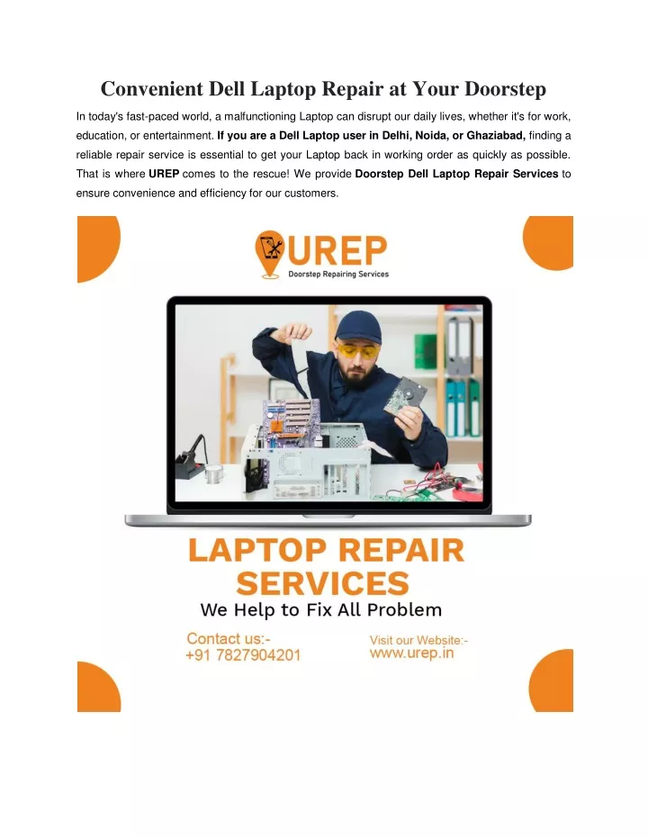 convenient dell laptop repair at your doorstep