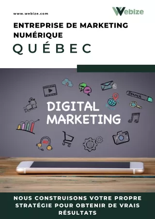 Entreprise De Marketing Numérique Québec | Webize