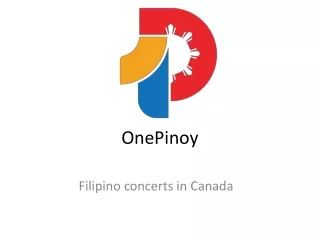 Filipino concerts in Canada - OnePinoy