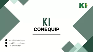 Concrete Mixture Mixing plant | KI Conequip Pvt. Ltd.