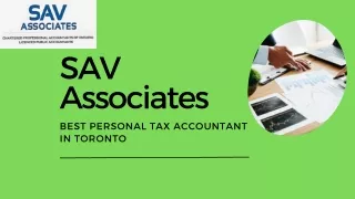 Discover the Best Personal Tax Accountant in Toronto  SAV Associates
