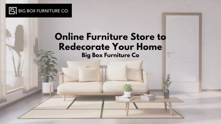 online furniture store to redecorate your home