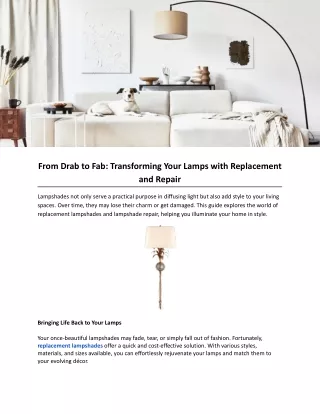 from drab to fab transforming your lamps with