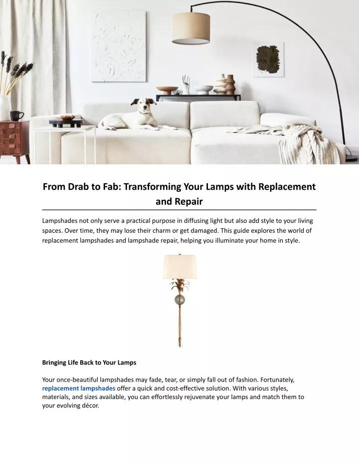 from drab to fab transforming your lamps with