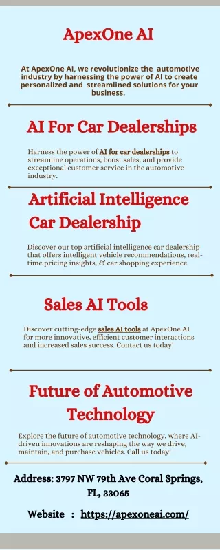 AI for Car Dealerships