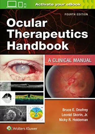 [READ DOWNLOAD] Ocular Therapeutics Handbook: A Clinical Manual