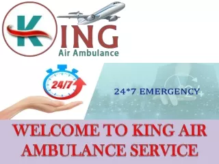 Complete ICU Setup Air Ambulance in Jabalpur and Hyderabad by King Air