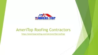 Flat Roofing Repair & Replacement Company Reidsville | Ameritoproofing.com