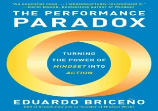 EPUB DOWNLOAD The Performance Paradox: Turning the Power of Mindset into Action