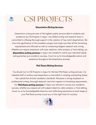 csi projects