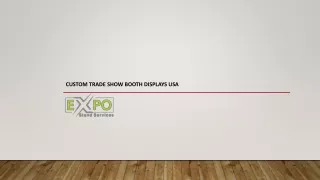 Custom trade show booth displays USA