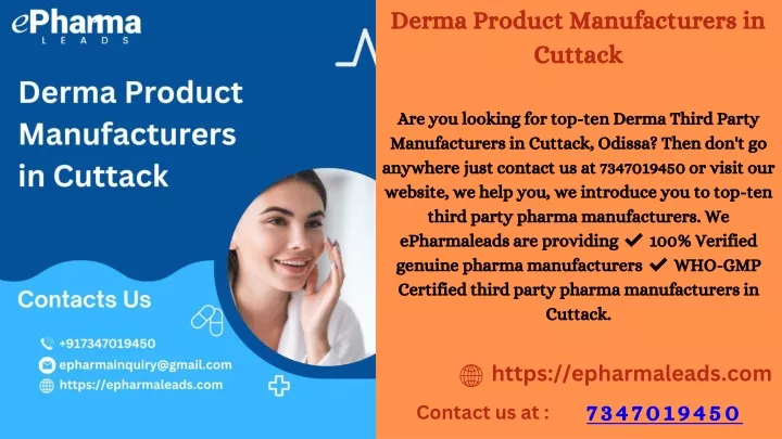 derma product manufacturers in cuttack