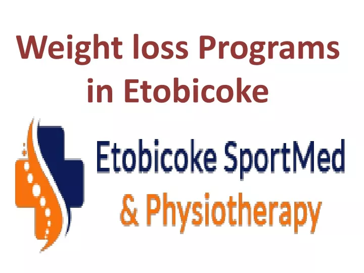 weight loss programs in etobicoke