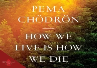 PDF DOWNLOAD How We Live Is How We Die