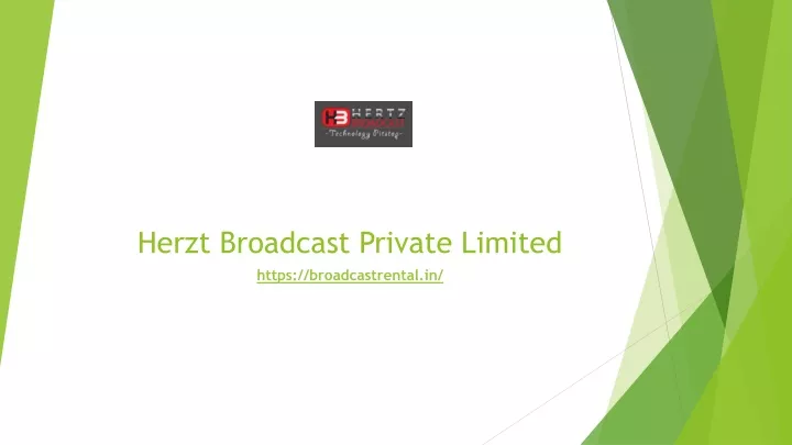 herzt broadcast private limited https
