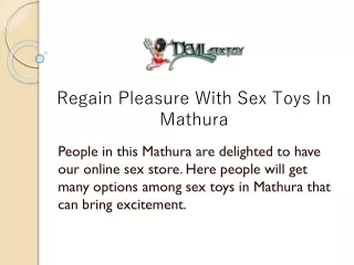 Buy Sex Toys In Mathura