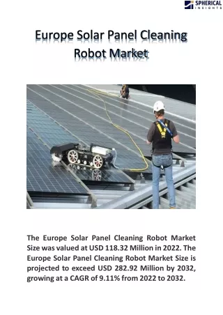 europe solar panel cleaning
