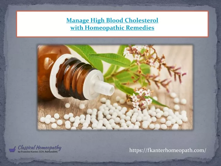 manage high blood cholesterol with homeopathic