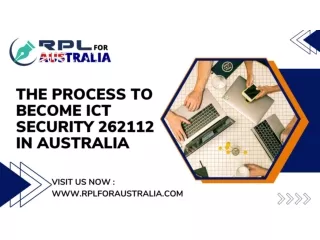 The Process to Become ICT Security 262112 in Australia