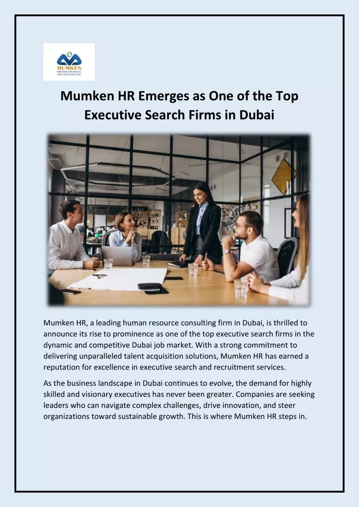 mumken hr emerges as one of the top executive