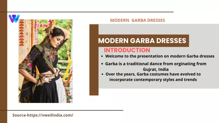 modern garba dresses