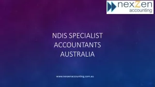 NDIS Specialist Accountants - nexzen