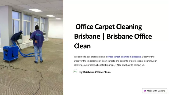 office carpet cleaning brisbane brisbane office