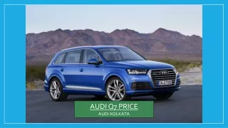 audi q7 price audi kolkata