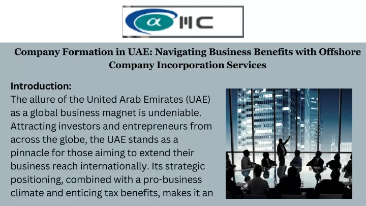 company formation in uae navigating business