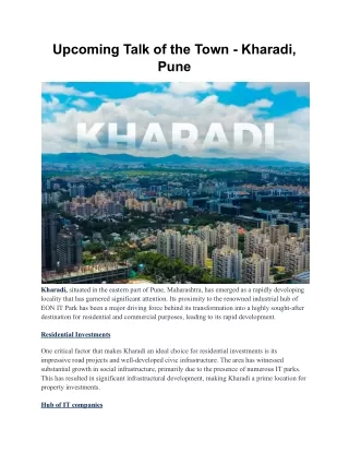 Upcoming Talk of the Town - Kharadi, Pune