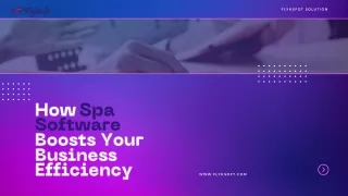 How Spa Software Boosts Your Business Efficiency