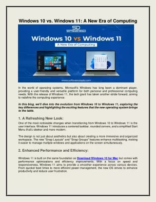 windows 10 vs windows 11 a new era of computing