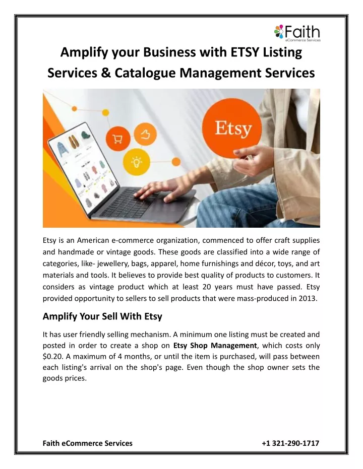 amplify your business with etsy listing services