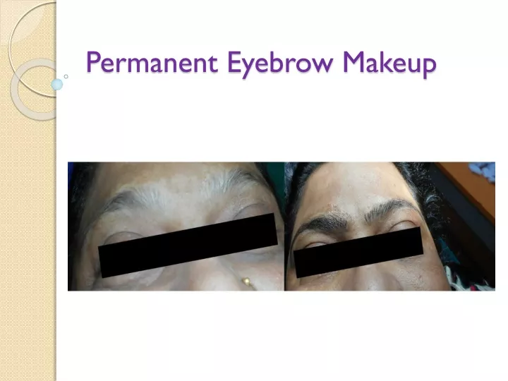 permanent eyebrow makeup