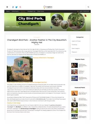 A Complete Guide of Chandigarh Bird Park