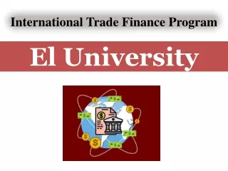 international trade finance program